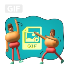 Gif-анимация - КИБЕРшкола программирования для детей, компьютерные курсы для школьников, начинающих и подростков - KIBERone г. Лесколово