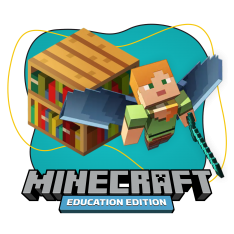 Minecraft Education - КИБЕРшкола программирования для детей, компьютерные курсы для школьников, начинающих и подростков - KIBERone г. Лесколово
