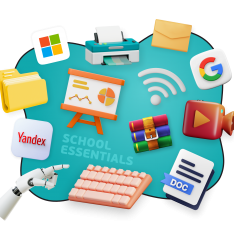 Цифровая база для школьника - КИБЕРшкола программирования для детей, компьютерные курсы для школьников, начинающих и подростков - KIBERone г. Лесколово