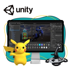 Мир игр на Unity 2D на популярном движке + AI-помощники - КИБЕРшкола программирования для детей, компьютерные курсы для школьников, начинающих и подростков - KIBERone г. Лесколово