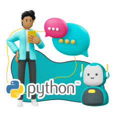 Умный чат-бот на Python - КИБЕРшкола программирования для детей, компьютерные курсы для школьников, начинающих и подростков - KIBERone г. Лесколово