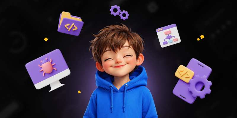 Идеальный сайт с нуля: код, дизайн и AI-помощник - КИБЕРшкола программирования для детей, компьютерные курсы для школьников, начинающих и подростков - KIBERone г. Лесколово